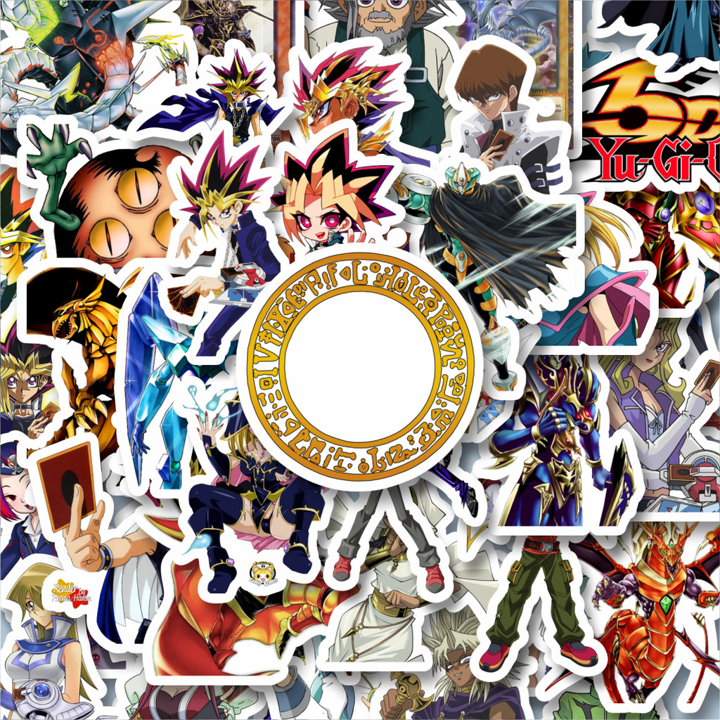 

100PCS Lucu Stiker Anime Series Yu-Gi-Oh! Karakter V3 Stiker Aesthetic Stiker Anti Air Stikers Berperekat Waterproof sticker decal buat Motor Helm Buku Journal Koper Casing HP Laptop Botol Minum Hadiah anak