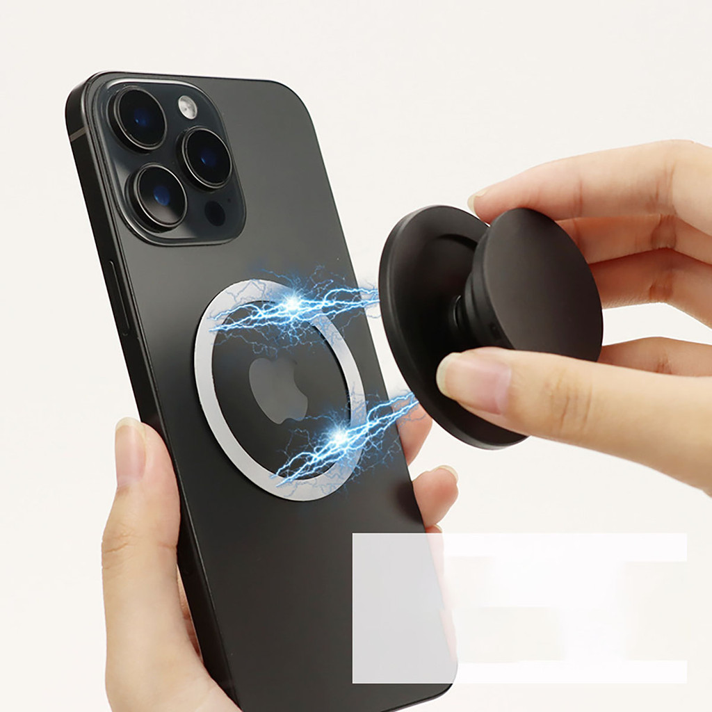 Magnetic Folding Mobile Phone Grip Holder Socket Pocket Support for Magsafe IPhone 15 14 13 Mac Safe