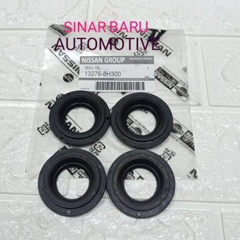 KARET SEAL BUSI NISSAN SERENA C24 XTRAIL T30 ORI 1SET 4PC PART BARU
