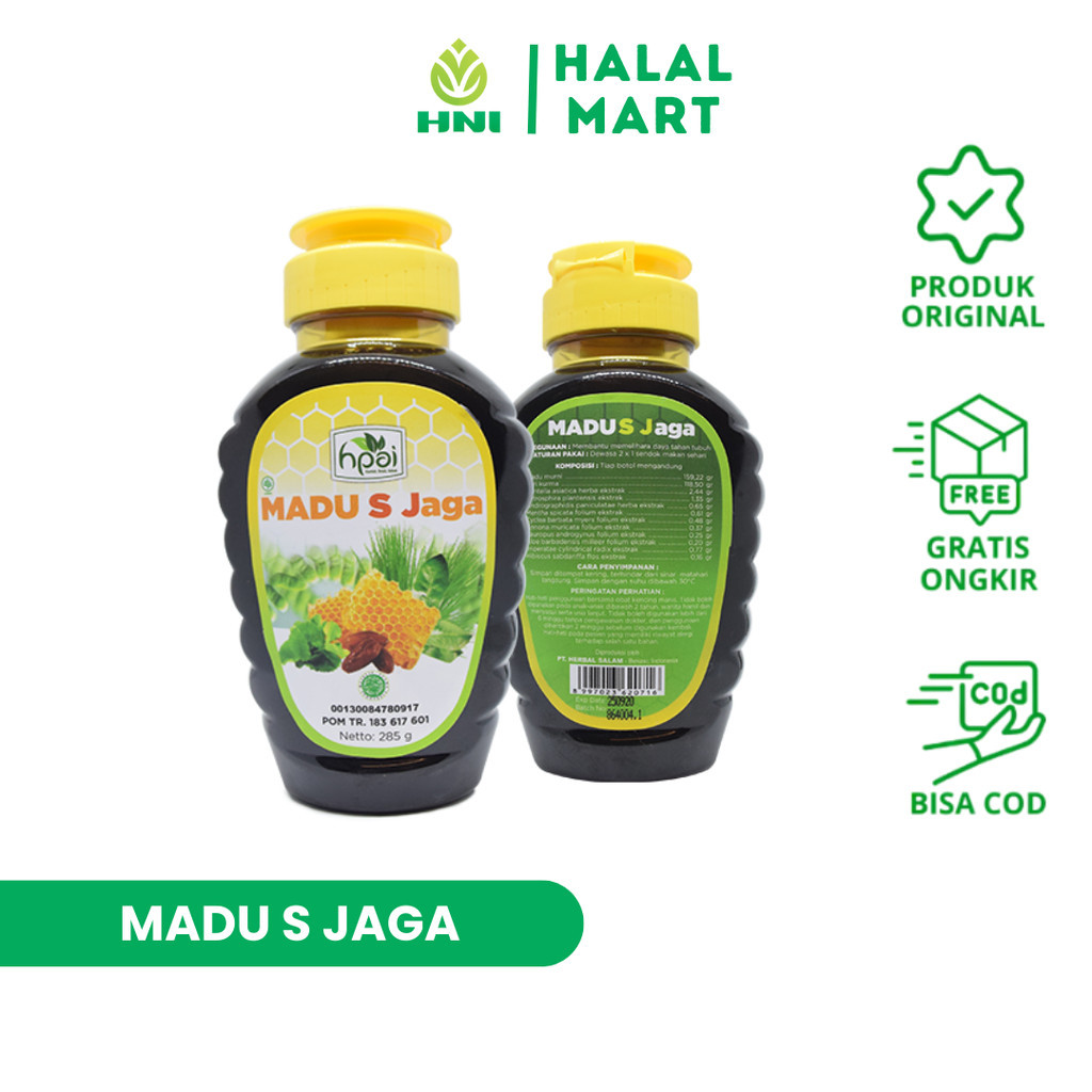 

Madu S JAGA ORI BPOM | BISA BAYAR COD - HNI HPAI BPOM