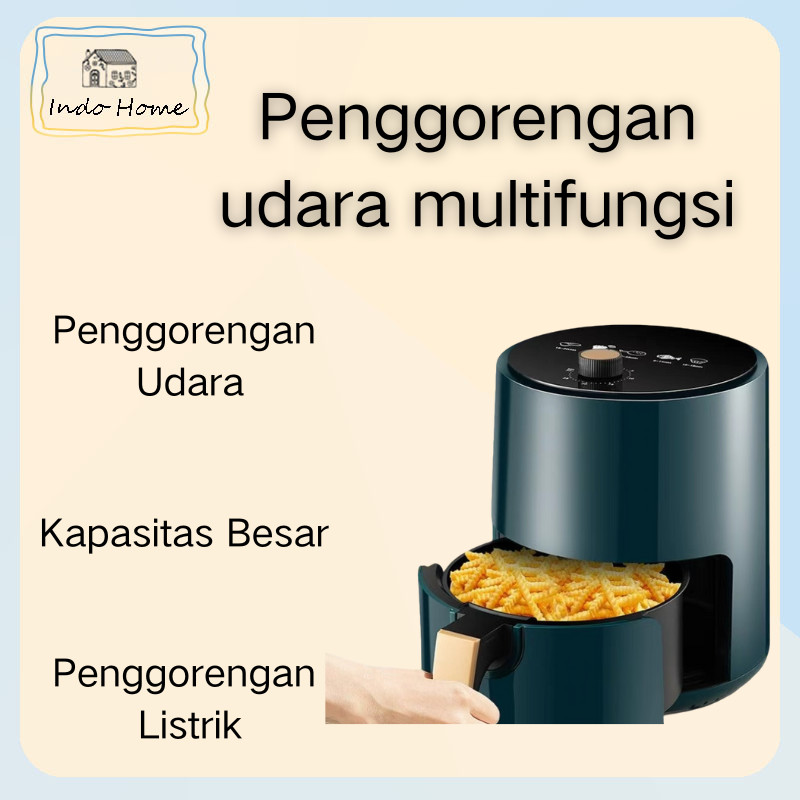 Penggorengan Udara Multifungsi Kapasitas Besar, Penggorengan Listrik untuk Memanggang di Rumah