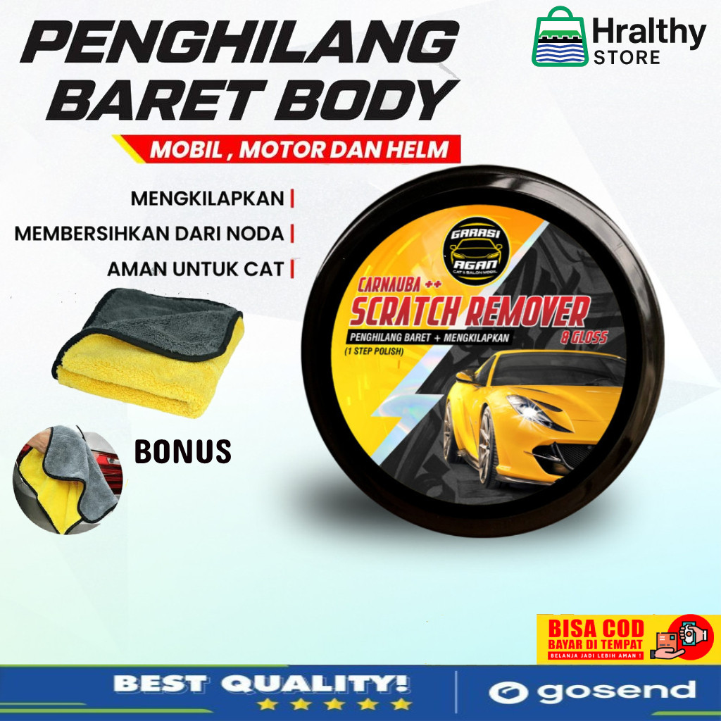 PENGHILANG BARET Body Mobil Motor / Body Compound Car / Kendaraan / Scratch Remover GARASI AGAN