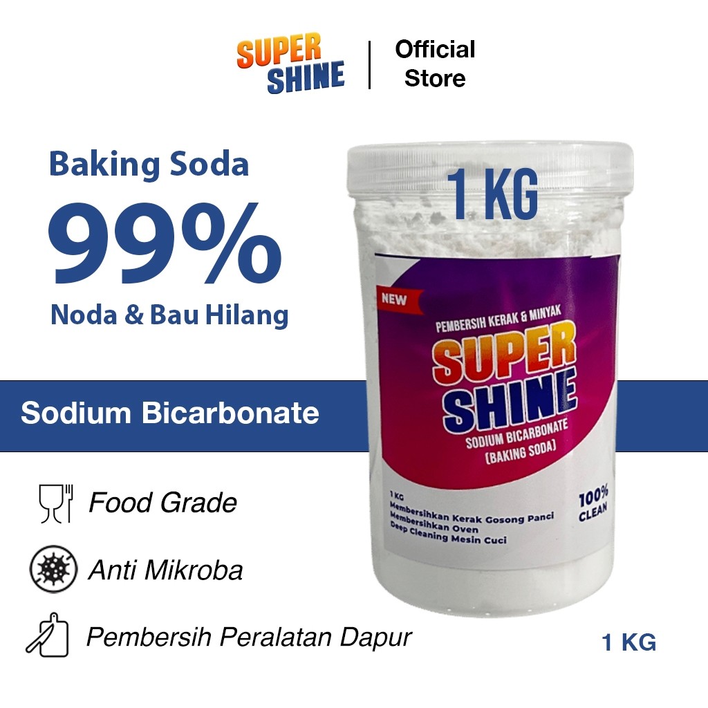 

Emama.store Baking Soda - Sodium Bicarbonate Food Grade / Soda Kue 1 KG