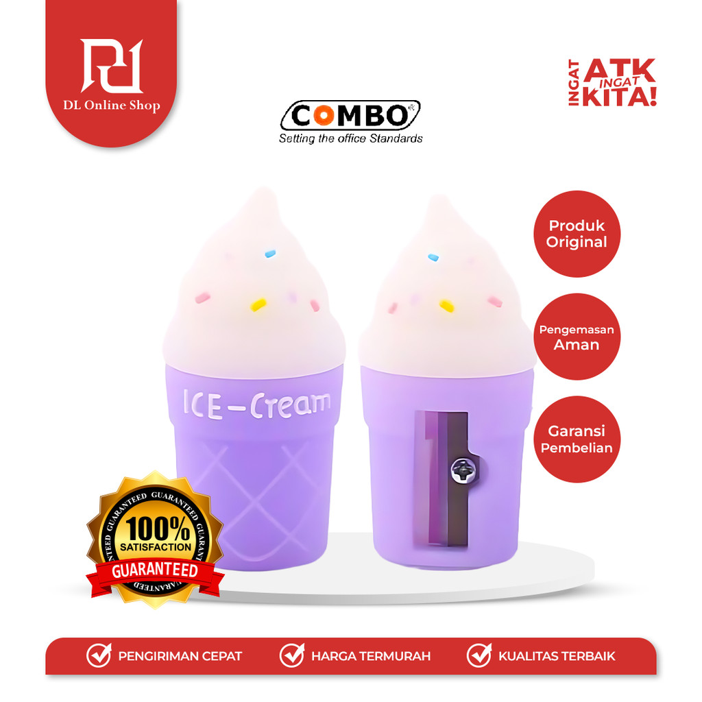 

COMBO RAUTAN TANGAN/ PENCIL SHARPENER ICE CREAM 3807 (1PC)