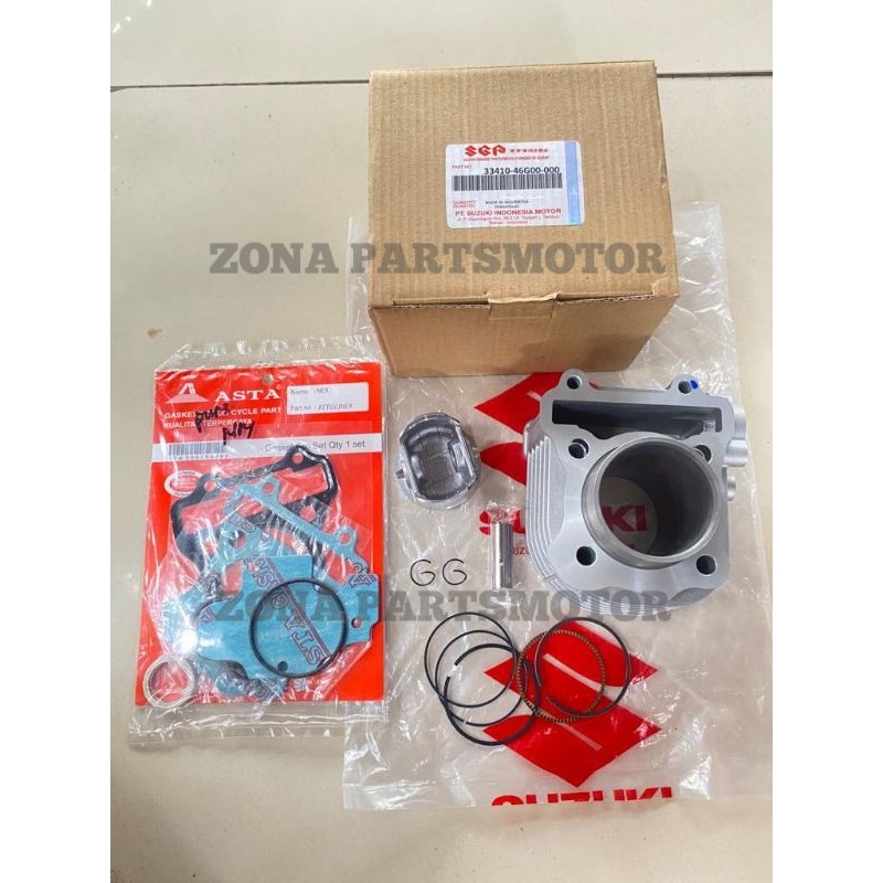 BLOK SEHER SUZUKI NEX, NEX KARBU, NEX 1, ADDRES,+TOPSET PAKING BLOK