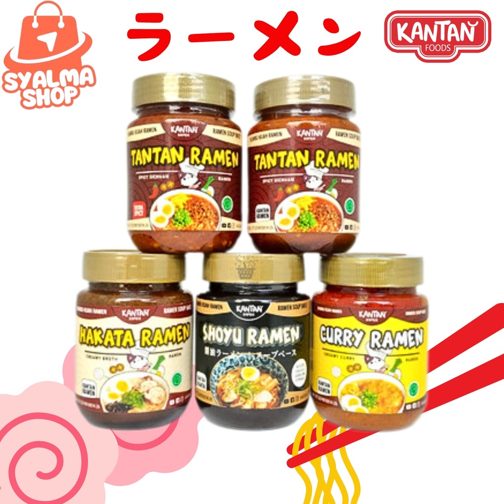 

Kantan Bumbu Instant Kuah Ramen Hakata Tantan Shoyu Udon Jepang Halal