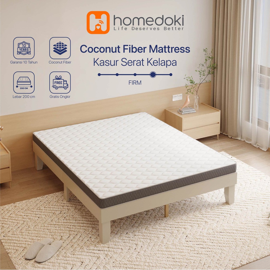 Homedoki Coco Series/ Kasur Pocket/Matras Kasur/Kasur kelapa kelapa/Tebal 5-10cm