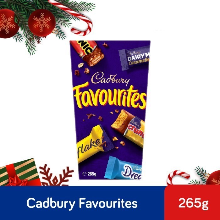 

Cokelat CADBURY Favourites Assorted Chocolates 265gram asal Australia