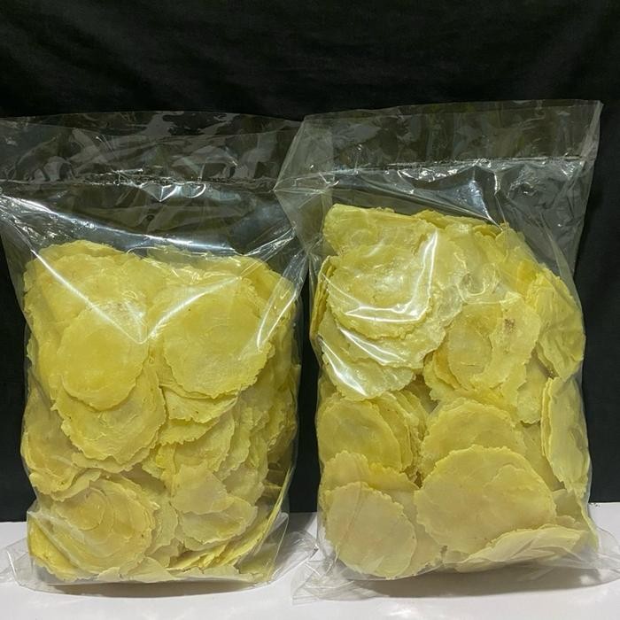 

emping melinjo mentah size sp super tipis 1 kg terlaris asli produksi limpung quality eksport - 500gram