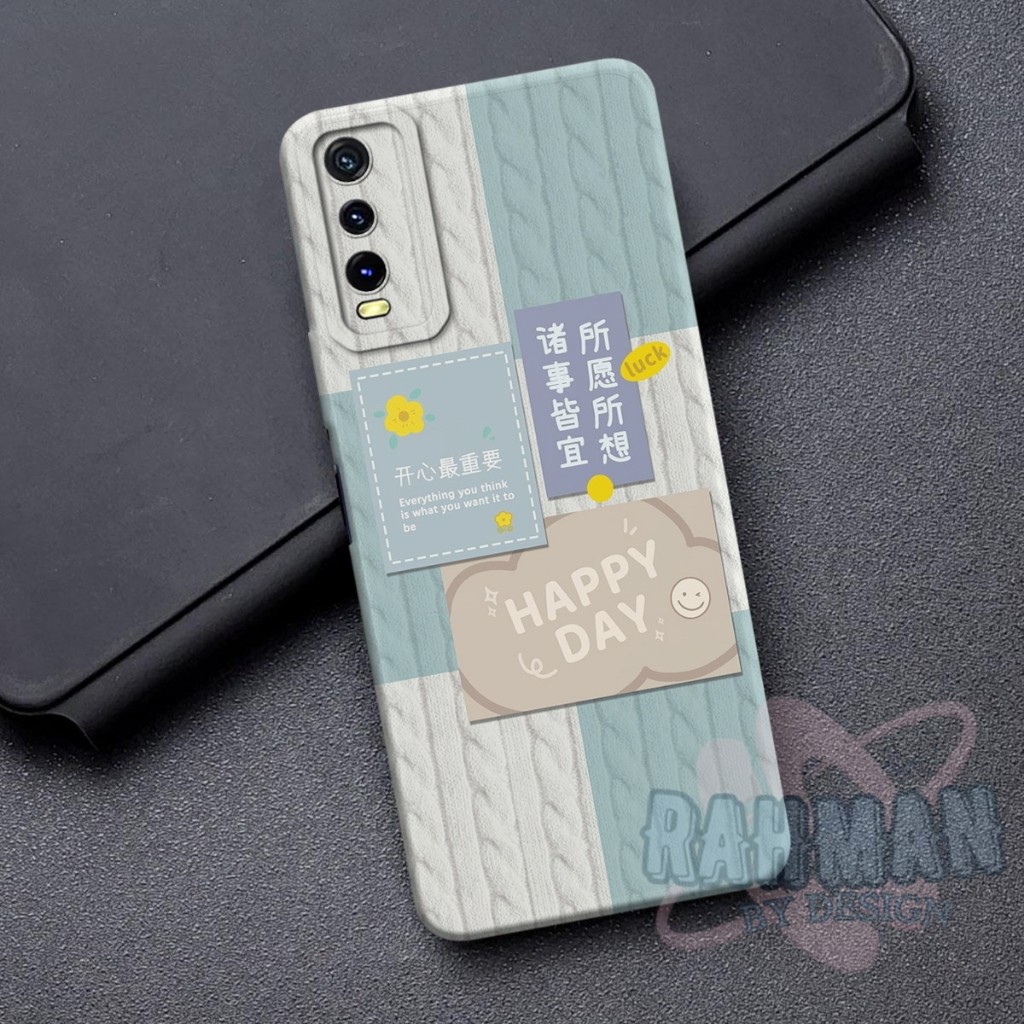 Softcase Vivo Y12s - Vivo Y20 - Vivo Y20s - Bahan karet lentur - Motif Keren - silikon lentur - Casi
