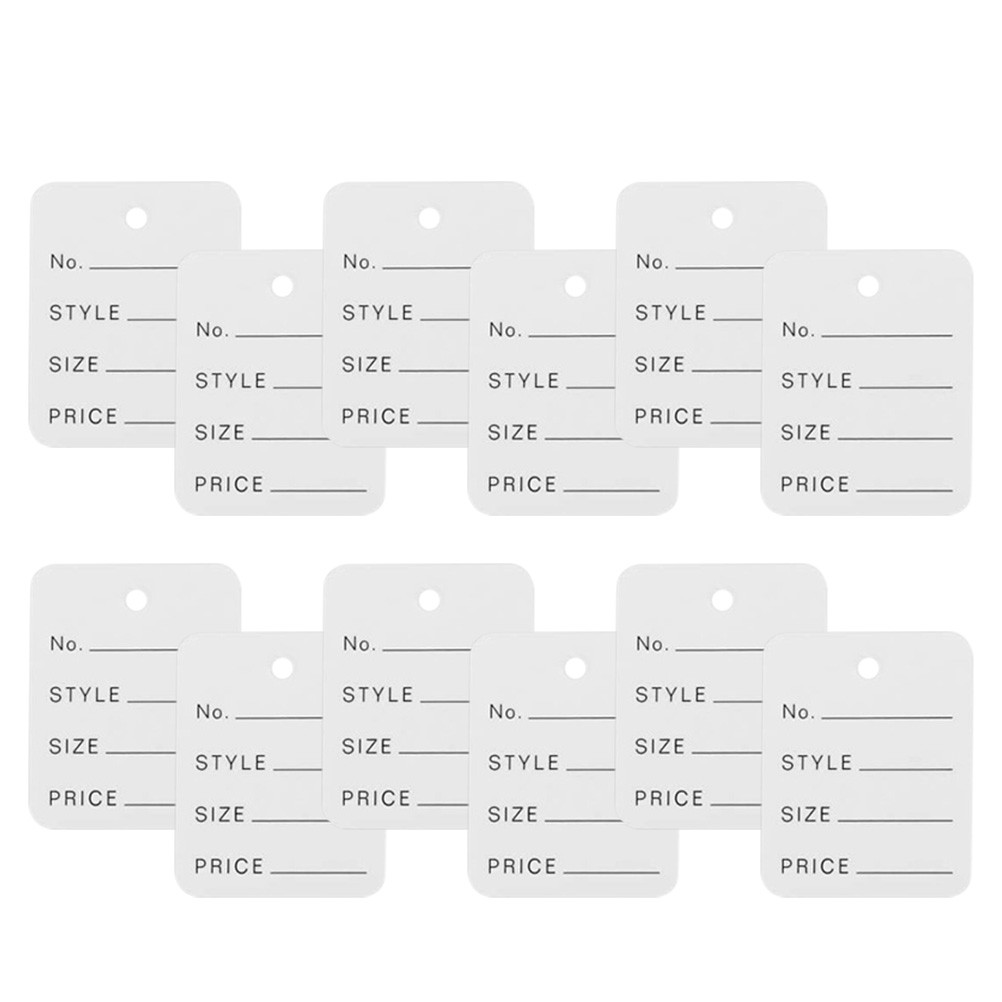 

1000pcs Price Tags Clothing Size Tags Paper Labels Large Quantity Tags Garment Labels Clothes Tags Sewing Labels
