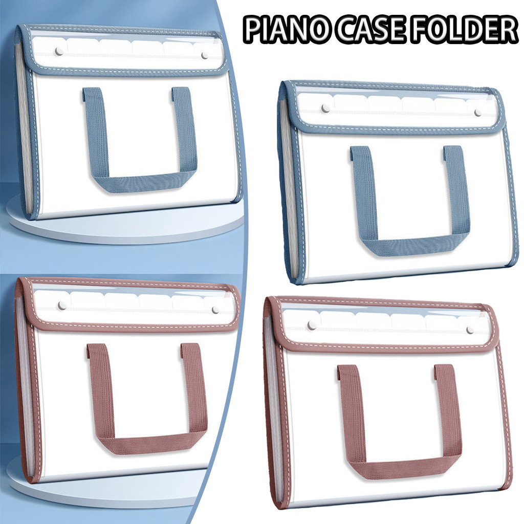 

File Folder, Dokumen Map Folder Bag 13 Sekat, Tas Berkas Dokumen mudah dibawa - biru / merah muda