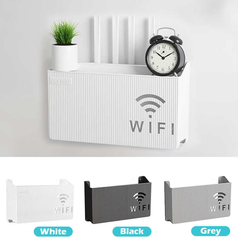 COD Rak Gantung Wifi Tempat Wifi Router Dekorasi Dinding Minimalis Serbaguna Tempat Router Wifi