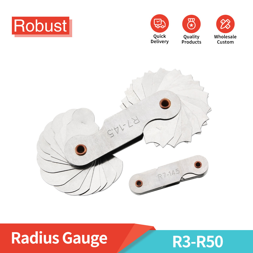 

R Gauge Angle Arc Ruler for Measuring Radians And round Corners - Tool for Precision Crafting And Engineering