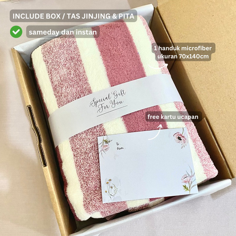 

Hampers Handuk Single 70x140cm / Kado Handuk Pernikahan Wedding / Hampers Wedding Pernikahan / Kado Handuk Ulang Tahun Birthday / Gift Set Box Towel Handuk / Kado Cewek Cowok Handuk / Hampers Kado Anniversary / Hampers Guru Perpisahan / Kado Perpisahan