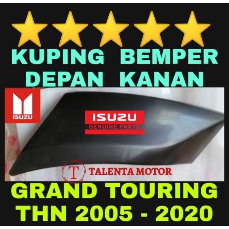 ORIGINAL KUPING BEMPER DEPAN KANAN PANTHER GRAND TOURING TAHUN 2005 - 2020 EXTENSION BUMPER FRONT RH