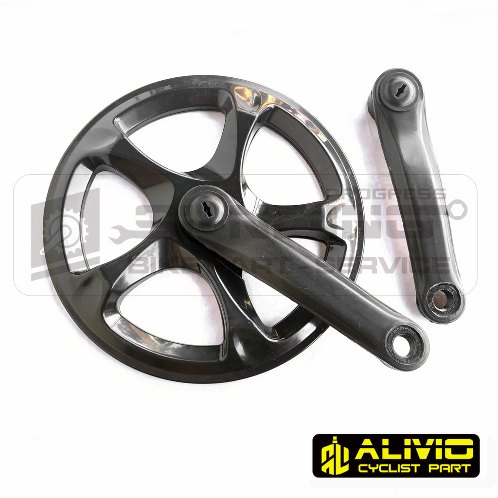 Gear Tengah Sepeda Crank FKR 52T 52 T Minion Arm 152 mm Pendek