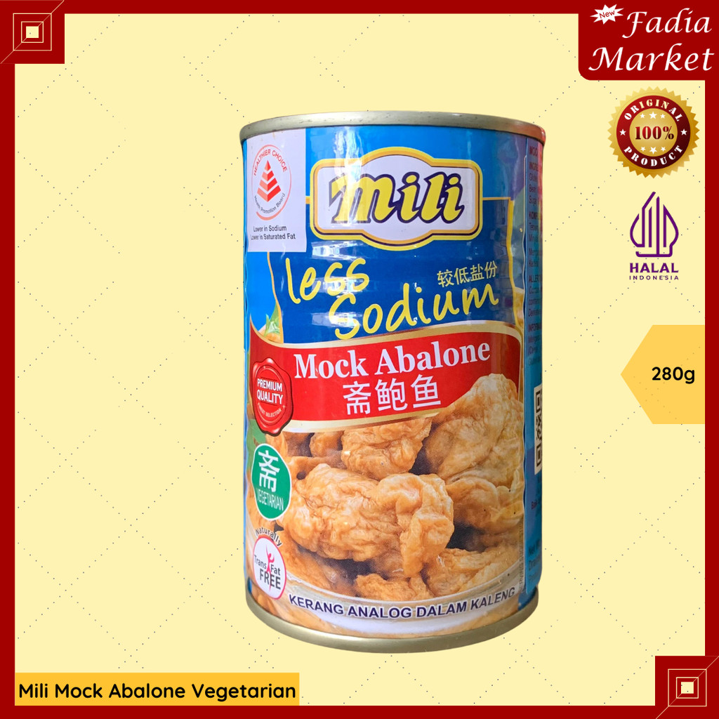 

Mili Mock Abalone 200g | Abalone Vegetarian Vegan Makanan Kaleng