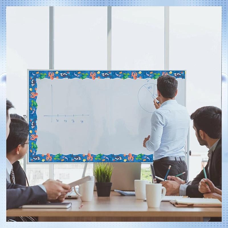 

N63R-1 Roll Ocean Animal Board Borders Fit For Decorate Bulletin Boards,Walls,Desks,Window,Doors 65.6Ft