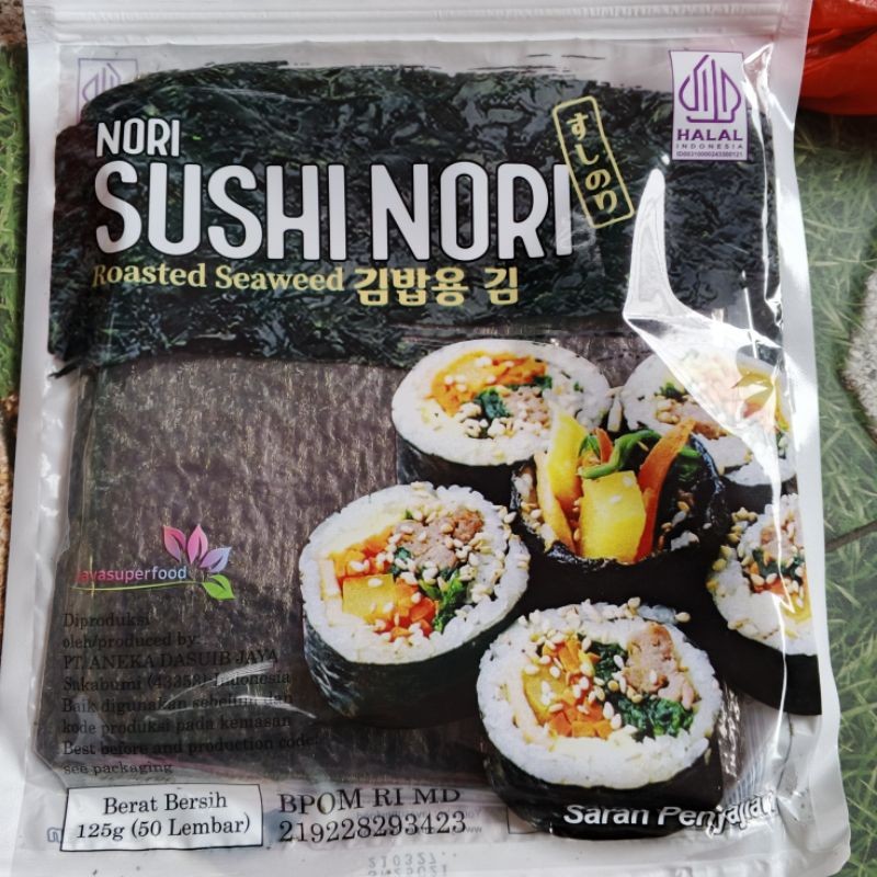 

New PROMO Nori Sushi 50 lembar rumput laut sushi java kimbapPremium