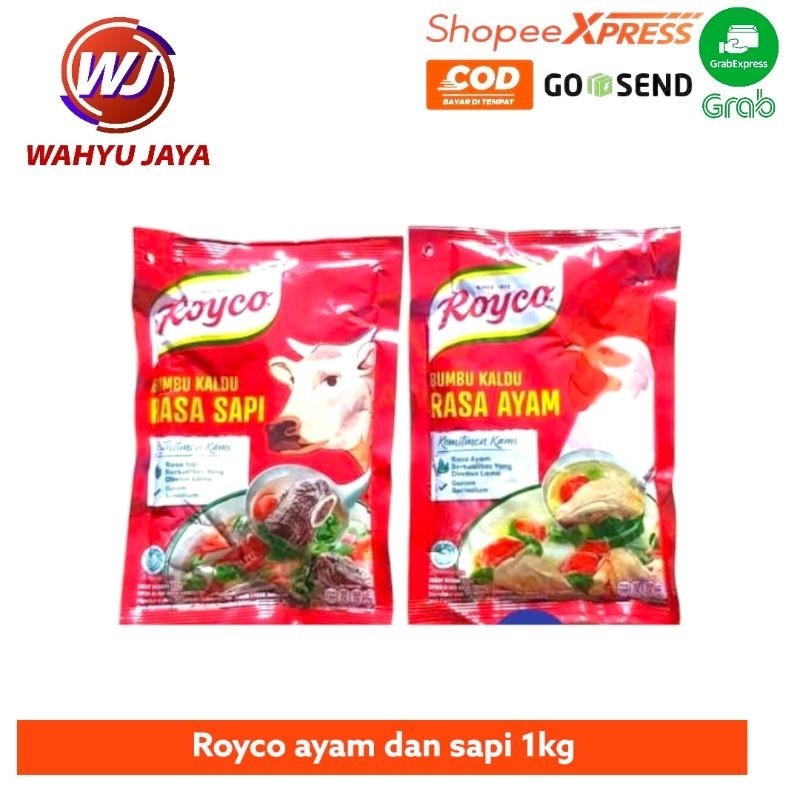 

Royco rasa ayam dan sapi 1kg