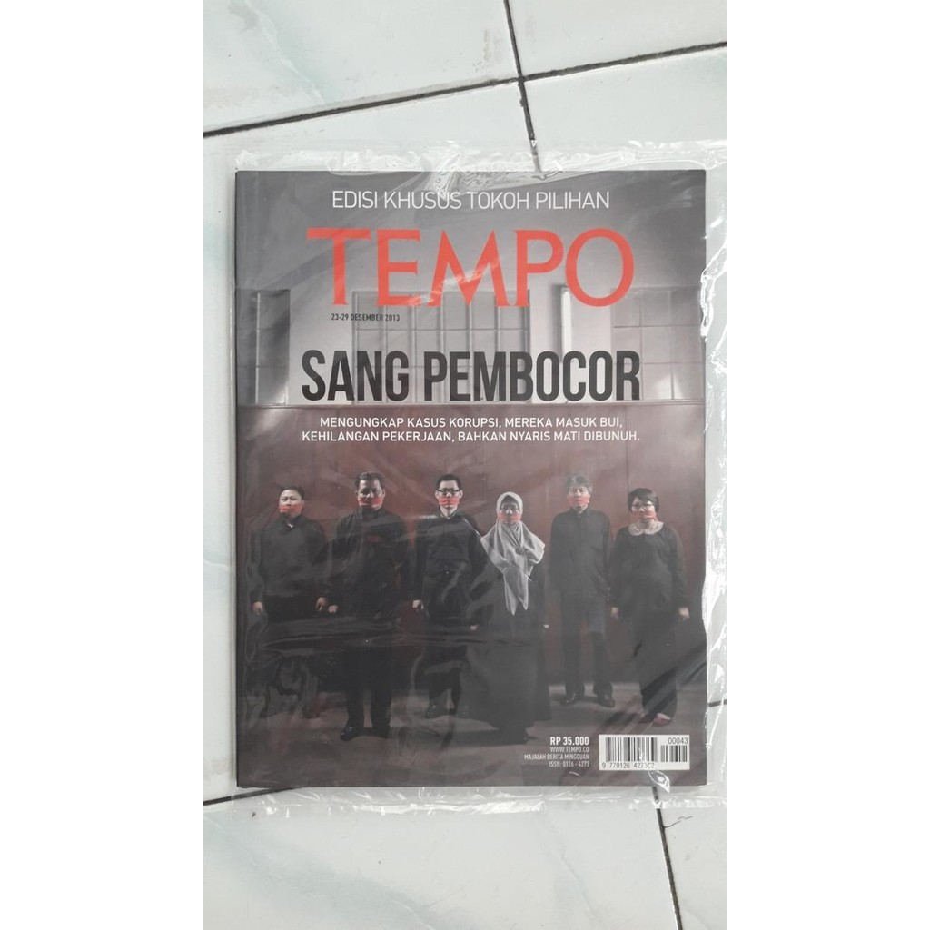 MAJALAH TEMPO EDISI KHUSUS DESEMBER 2013  SANG PEMBOCOR