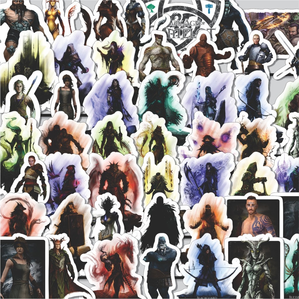 

Stiker Cutting Pack Stiker Game Series Chamelot Unchained Karakter MIX Isi 100Pcs Series Aesthetic Lucu Keren Untuk Koper Bahan Vynil