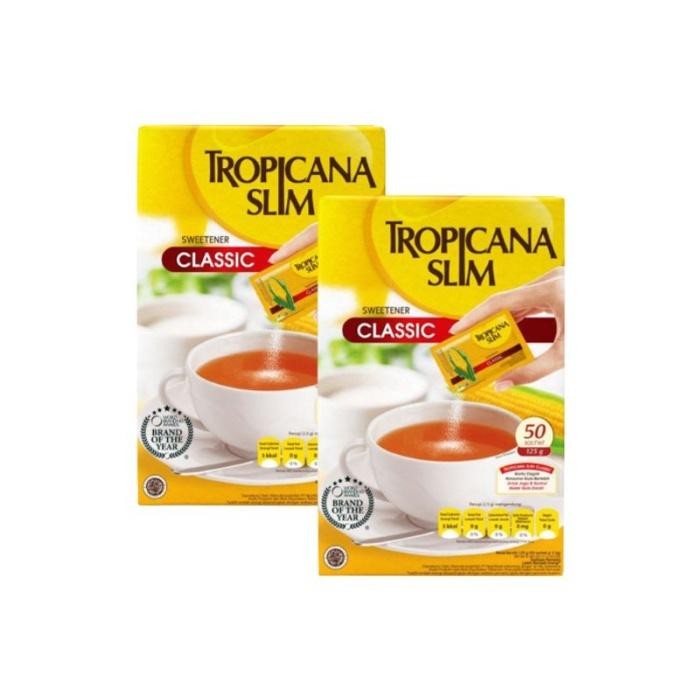 

Tropicana Slim Sweetener Classic Refill Sugar 500gr / 250gr / 100gr