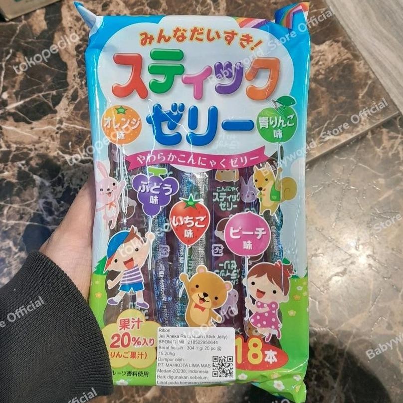 

Ribon Jelly Stick Aneka Rasa Buah IMPORT ( isi 20 pcs )