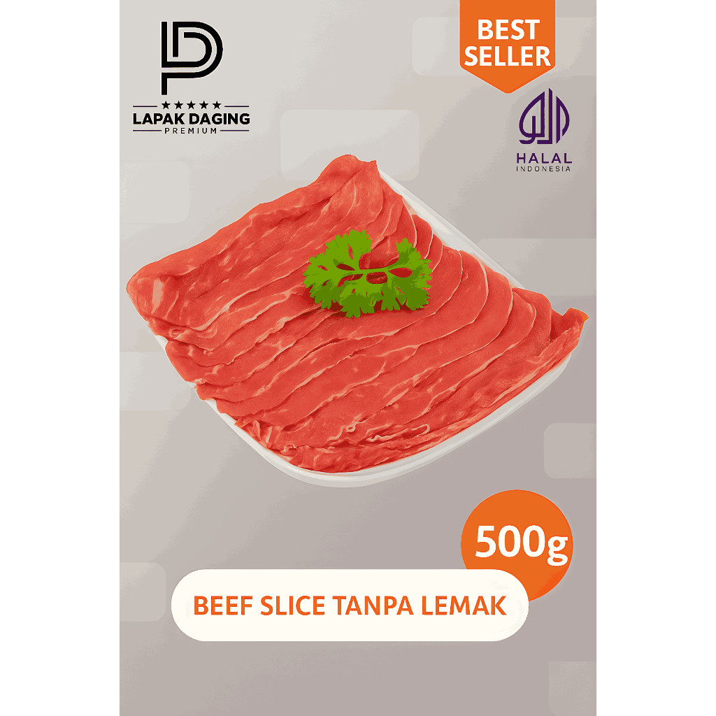 

BEEF SLICE TANPA LEMAK - 500g