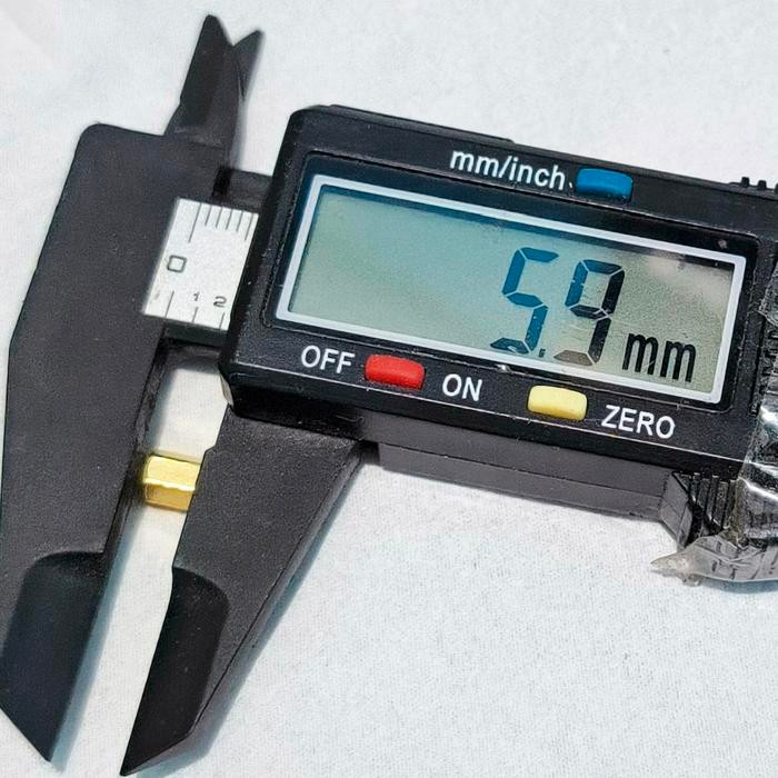 Hex 5mm drat m2.5 Hex extender roda RC MN WPL sambungan hex