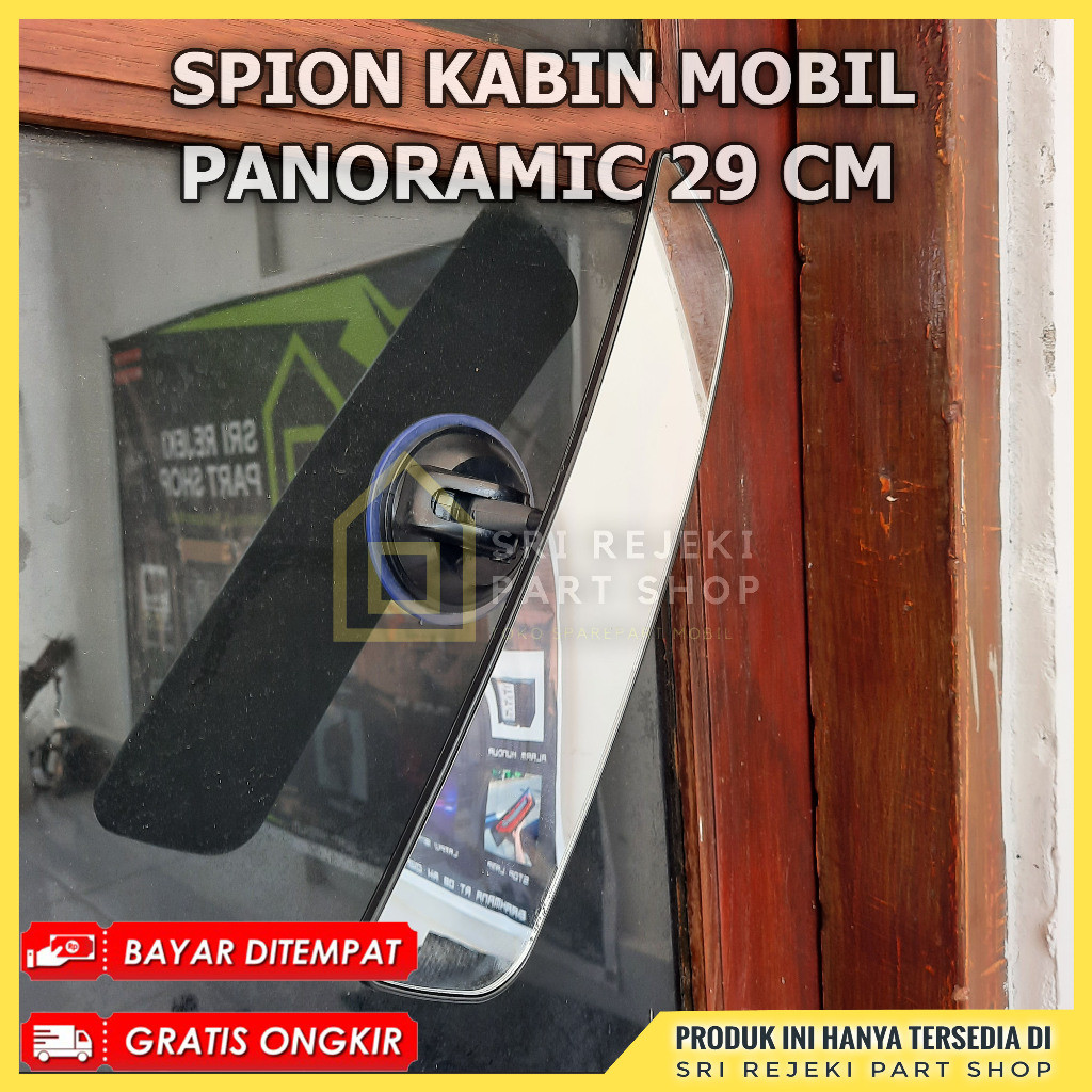 Spion Tengah Mobil Spion Mobil Universal Kaca Spion Tengah Mobil Spion Dalam Mobil 290MM Panoramic