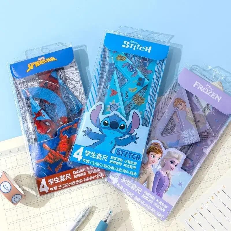 

Stitch Official Math Set Ruler Triangle Protractor Cute Cartoon Stationery For School Students Kawaii Study Tools Gift