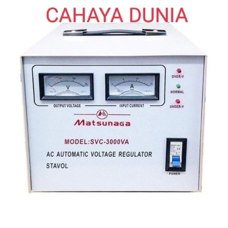 MATSUNAGA STABILIZER 3000WATT 3000VA