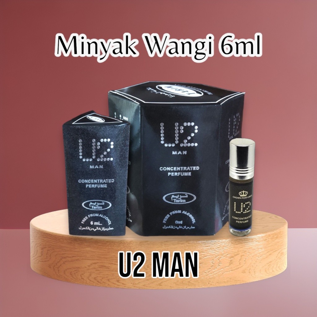 Minyak Wangi U2 Man / Parfum U2 Man / Roll On 6ml / Parfum Roll On