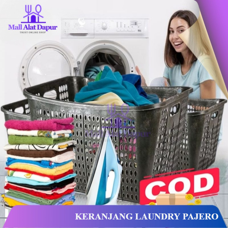 Keranjang Laundry PAJERO / Keranjang Baru / Keranjang Laundry Besar Jumbo