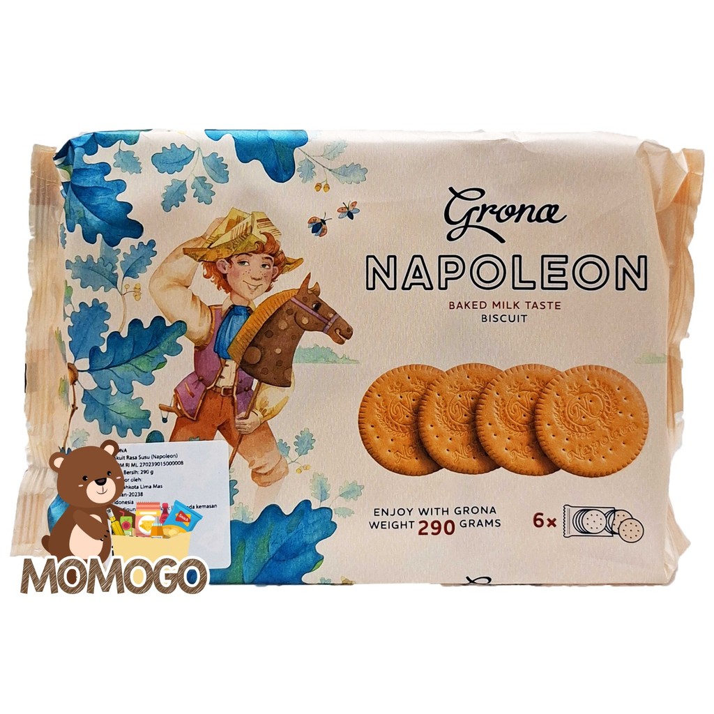 

GRONA NAPOLEON BAKED MILK TASTE BISCUIT 290GR
