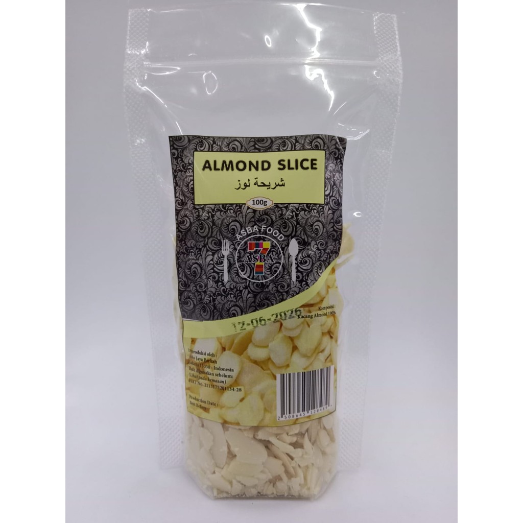 

ASBA KACANG ALMOND SLICE 100GR Makanan Food