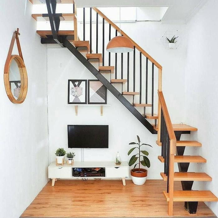 tangga rebah pijakan kayu,tangga layang gralling pegangan tangga rumah