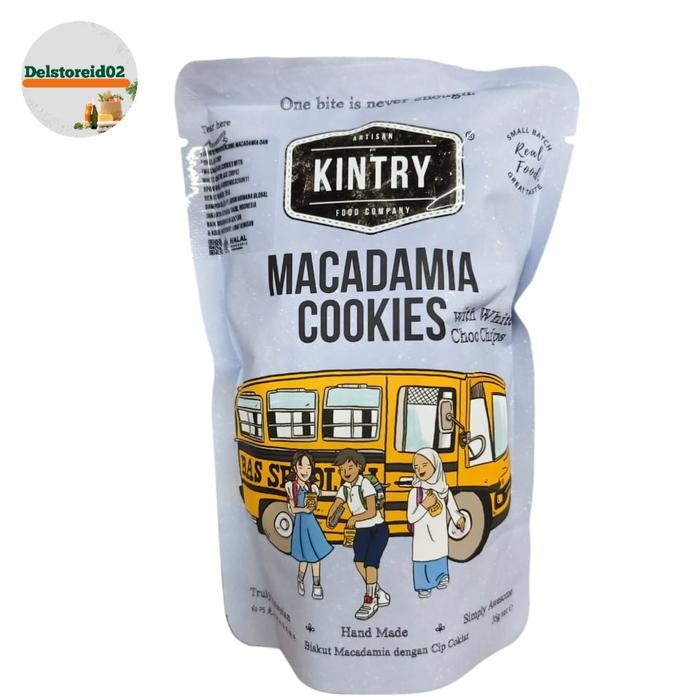 

Kintry macadamia cookies with white choco chips 35 gram