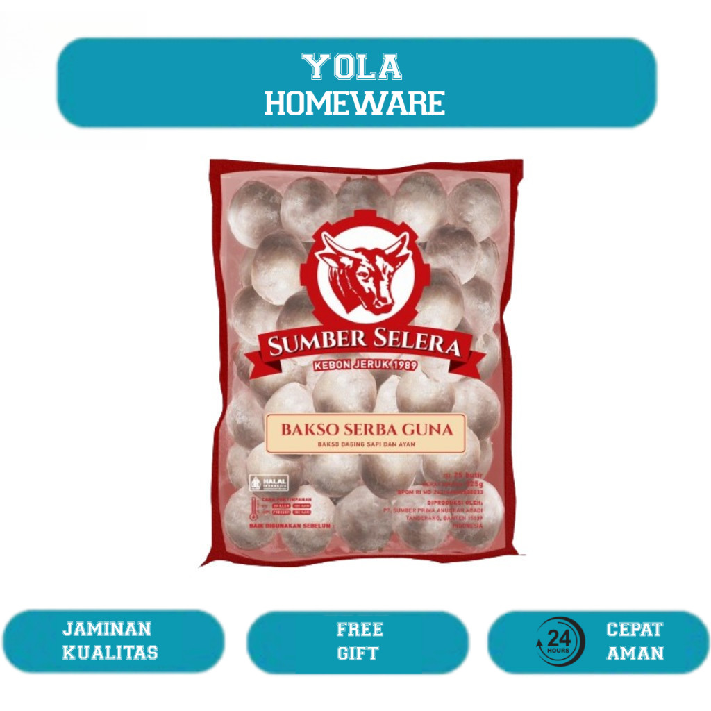 

Bakso Sapi Sumber Selera SERBA GUNA isi 25 - Brothermeatshop