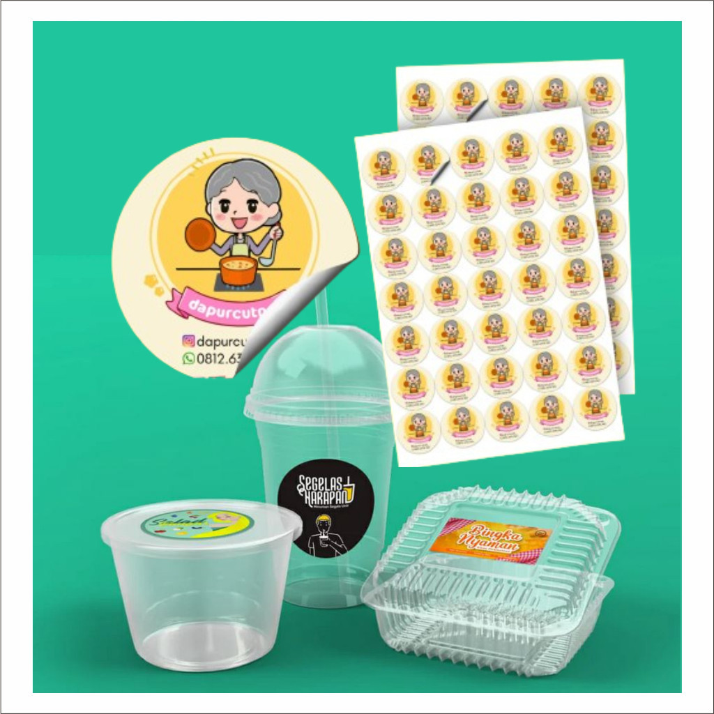 

CETAK STIKER LABEL TAHAN AIR PINYIL UKURAN A3 stiker label stiker label makanan stiker label