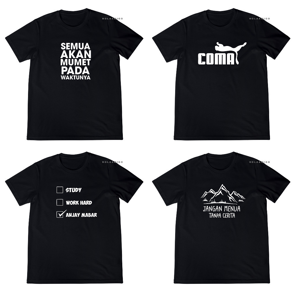 Kaos Kata Gambar Unik Kaos Kata Kata Viral Keren