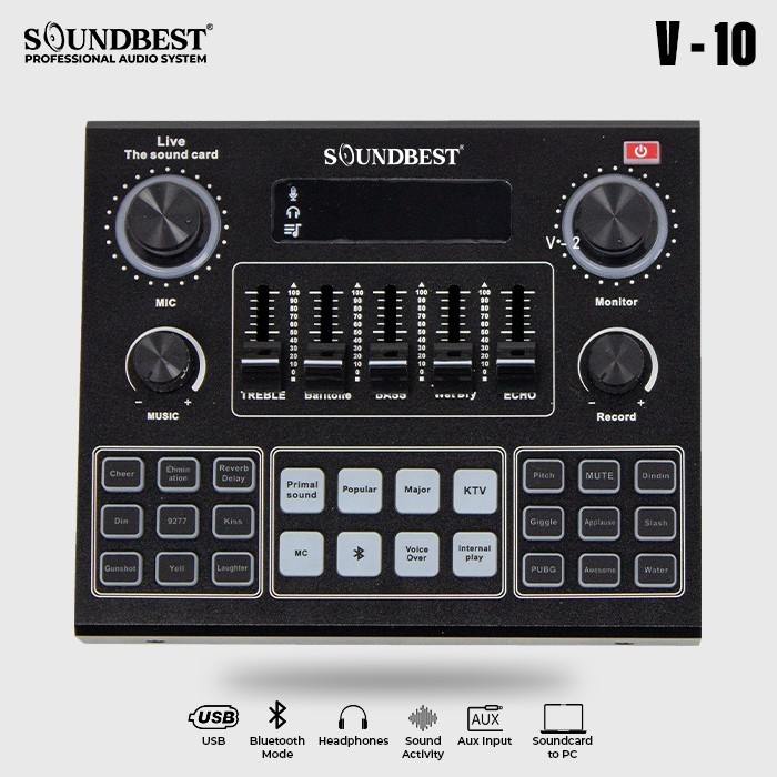DISTRIBUTOR SOUNDCARD SOUNDBEST V10