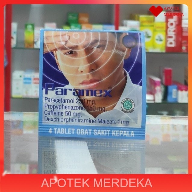 paramex sakit kepala BOX ISI 50 STRIP / paramek sakit kepala 1 BOX