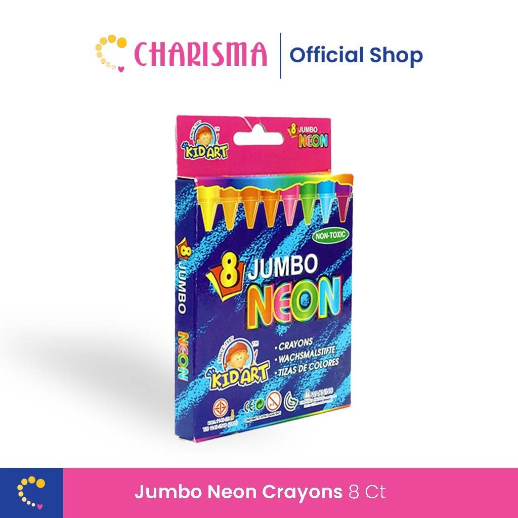 

Charisma Kidart Crayons Neon Jumbo - Krayon Neon- 91428