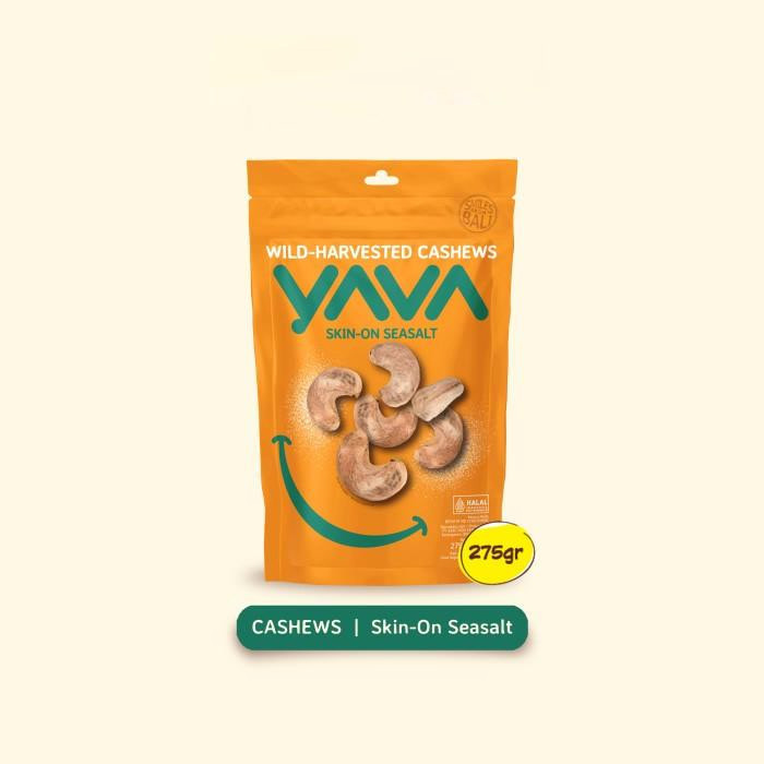 

YAVA Cashew Skin-On SeaSalt 275gr - kacang mede dengan kulit