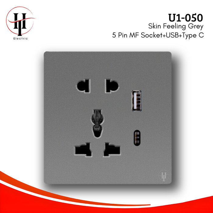 Saklar Lampu Rumah Modern - Putih