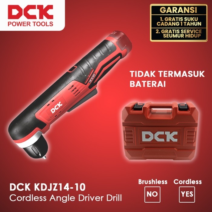 DCK KDJZ14-10 Cordless Angle Driver Drill - Unit Only