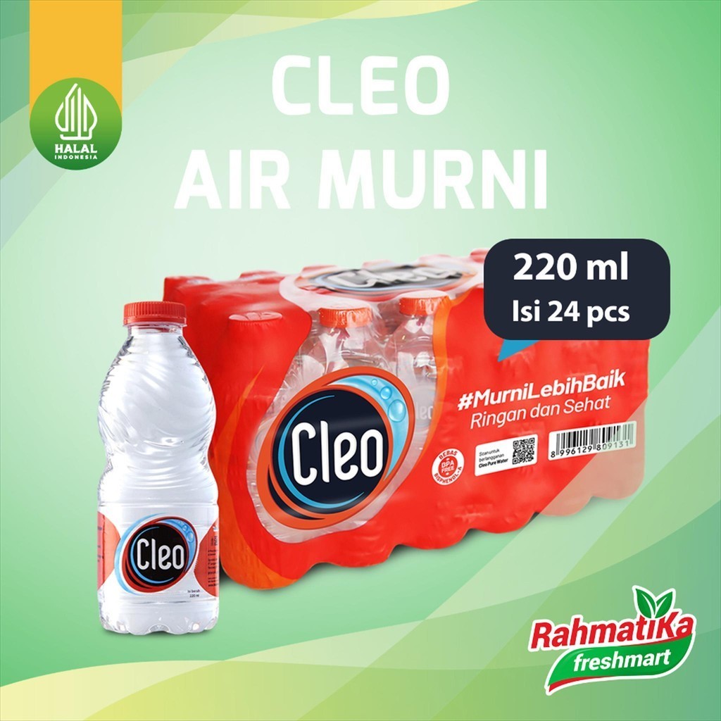 

CLEO Air Mineral Kemasan Botol 220 ml (24 Pcs)